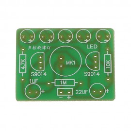 DIY Voice Controlled Melody Light 5MM Highlight DIY LED Flash Electronic Training Kit