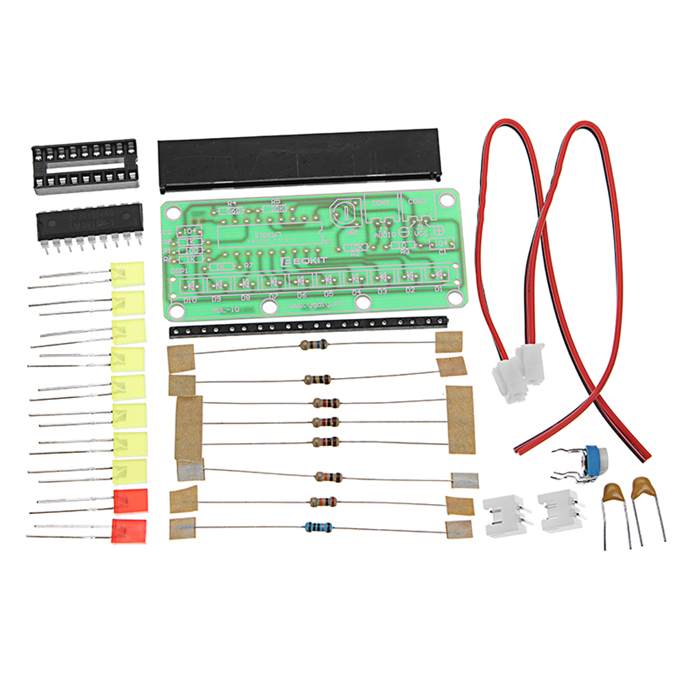 5pcs LM3915 Level Indicator Kit DC9V-12V DIY Electronic Production Module Kit