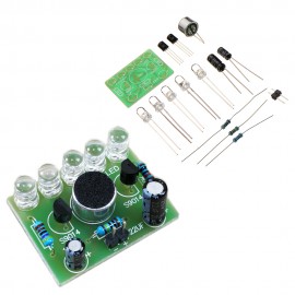 DIY Voice Controlled Melody Light 5MM Highlight DIY LED Flash Electronic Training Kit