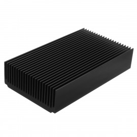 22 Tooth 120x69x27mm Oxide Aluminum Heat Sink Module Black Heat Radiation