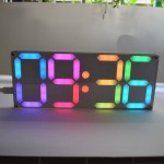 Geekcreit Large Size Rainbow Color Digital Tube DS3231 Clock DIY Kit