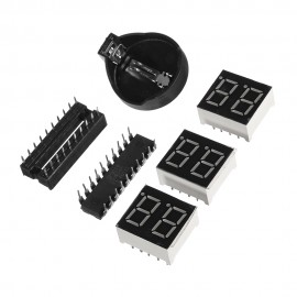 3pcs DIY 6 Digital LED Electronic DIY Clock Kit Electronic Component Parts 9V-12V AT89C2051