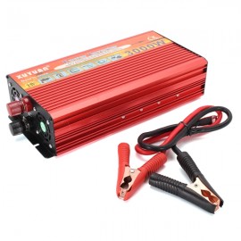 2000W/3000W DC 12V/24V To AC 110V/220V LED Power Inverter Converter USB Charger With Power Cord