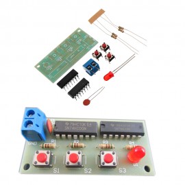 DIY Three Person Voter Module Kit DIY Electronic Production Kit 74HC00+74HC10