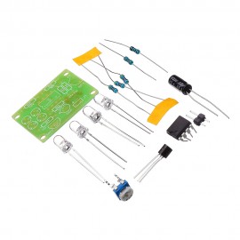 5pcs LM358 Breathing Light Parts Electronic DIY Blue LED Flash Lamp Electronic Production Kit