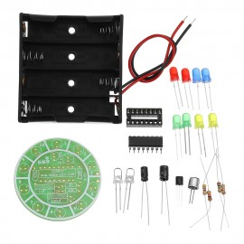 DIY LED Flash Kit Colorful Acoustic Rotating LED Lamp Kit