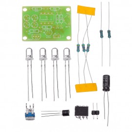 LM358 Breathing Light Parts Electronic DIY Blue LED Flash Lamp Electronic Production Kit