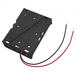 New Version DC 11.1V 3 Slot 3 Series 18650 Battery Holder Box Case With 2 Leads And Spring