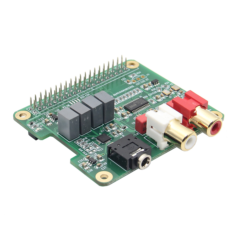 RPI-HIFI-DAC PCM5122 HIFI DAC Audio Card Expansion Board For Raspberry Pi 3 Model B/2B/B+