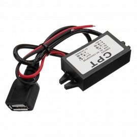 6-40V To USB 5V/3A DC Male Power Converter CPT Car For Raspberry Pi/Mobile Phone/Navigator