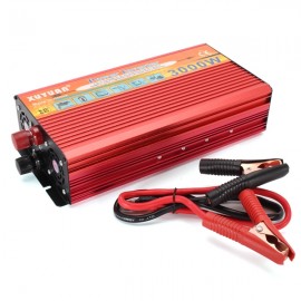 2000W/3000W DC 12V/24V To AC 110V/220V LED Power Inverter Converter USB Charger With Power Cord