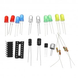 DIY LED Flash Kit Colorful Acoustic Rotating LED Lamp Kit