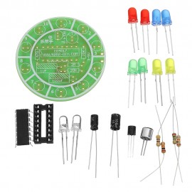 DIY LED Flash Kit Colorful Acoustic Rotating LED Lamp Kit